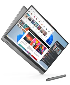 Laptop Lenovo IdeaPad 5 2-in-1 16AHP9, Ryzen 7 8845HS, 16G, 1T, 16" Touch, W11Home, Luna Grey