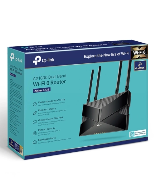 TP-Link Archer AX23, Router Wi-Fi AX1800, OneMesh - imagine 5