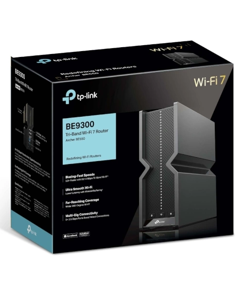 TP-Link Archer BE550, Router Wi-Fi 7 Tri-Band BE3600, EasyMesh - imagine 5
