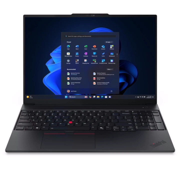 Laptop Lenovo ThinkPad E16 Gen 3, Core Ultra 5 225U, 32G, 1T, 16", Win11Pro, Black