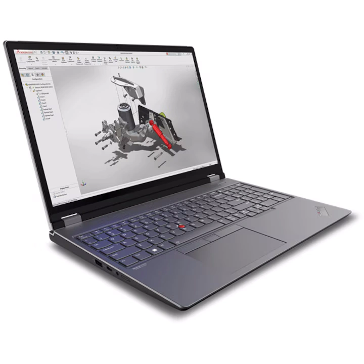 Laptop Lenovo ThinkPad P16 Gen 2, Core i9-13980HX, 32G, 1T, NVIDIA RTX 2000 8G, 16", Win11Pro, Storm Grey - imagine 3