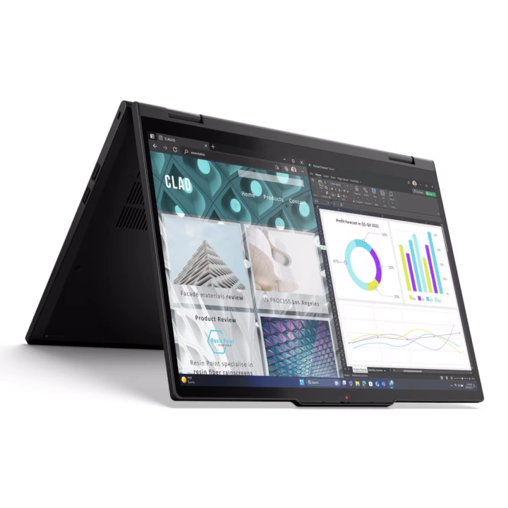 Laptop Lenovo ThinkPad T14s 2-in-1 Gen 1, Core Ultra 7 255U, 32G, 1T, 14" Touch, Win11Pro, Black