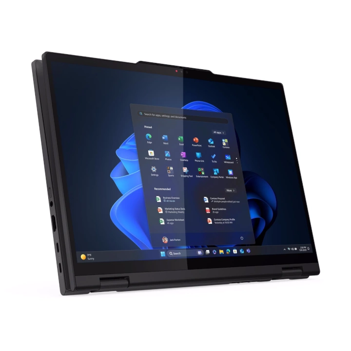 Laptop Lenovo ThinkPad T14s 2-in-1 Gen 1, Core Ultra 7 255U, 32G, 1T, 14" Touch, Win11Pro, Black - imagine 2