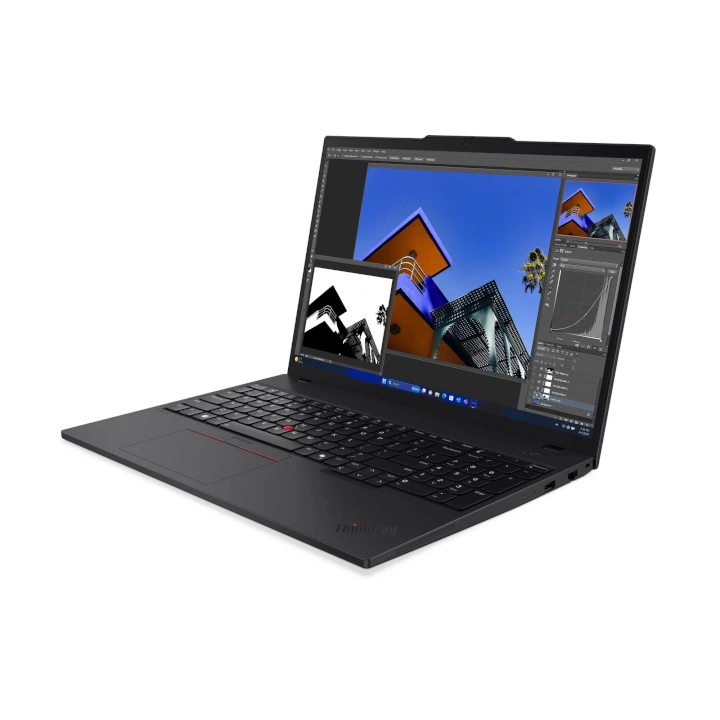 Laptop Lenovo ThinkPad T16 Gen 3, Core Ultra 7 155U, 16G, 512G, 16", Win11Pro, Black - imagine 2