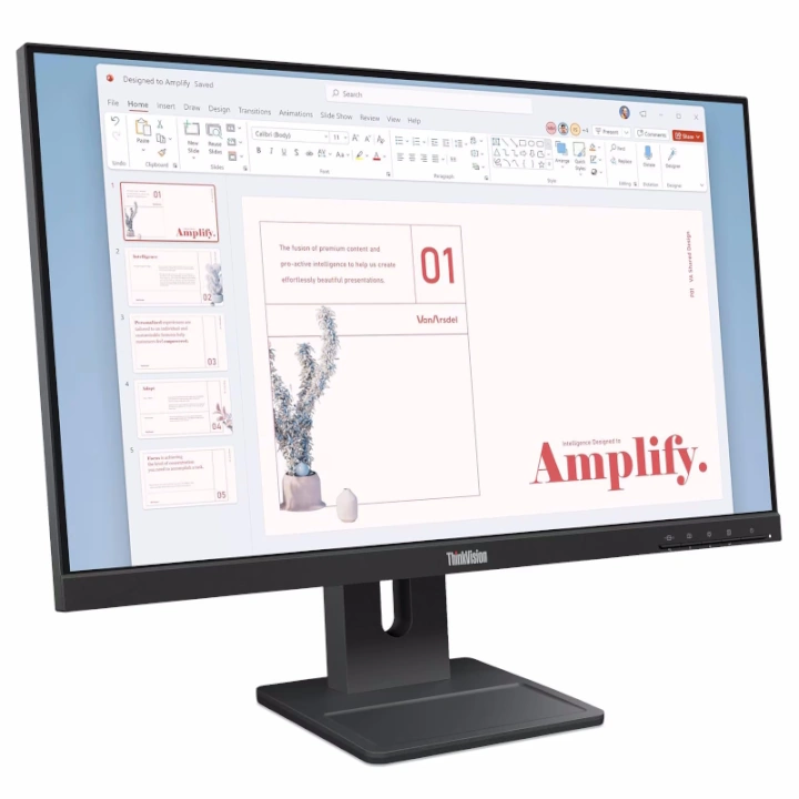 Monitor Lenovo ThinkVision E24-40, 24", FHD, 100Hz - imagine 3