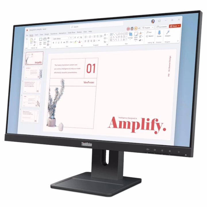 Monitor Lenovo ThinkVision E24-40, 24", FHD, 100Hz - imagine 4