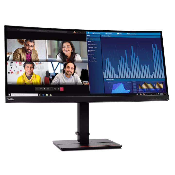 Monitor Lenovo ThinkVision P34w-20, 34", WQHD, 60Hz