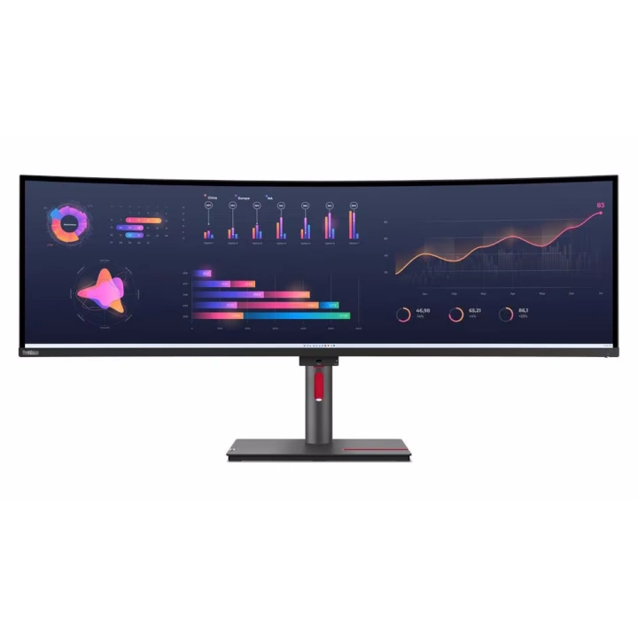 Monitor Lenovo ThinkVision P49w-30, 49", Dual QHD, 60Hz - imagine 3