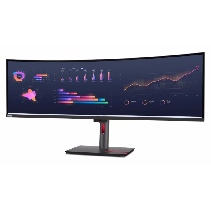 Monitor Lenovo ThinkVision P49w-30, 49", Dual QHD, 60Hz - imagine 5