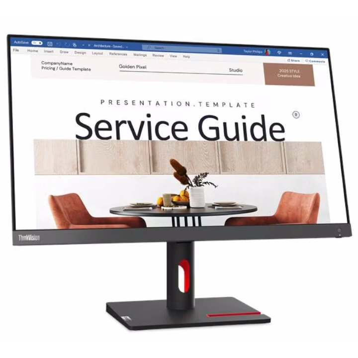 Monitor Lenovo ThinkVision S24i-30, 23,8", FHD, 100Hz