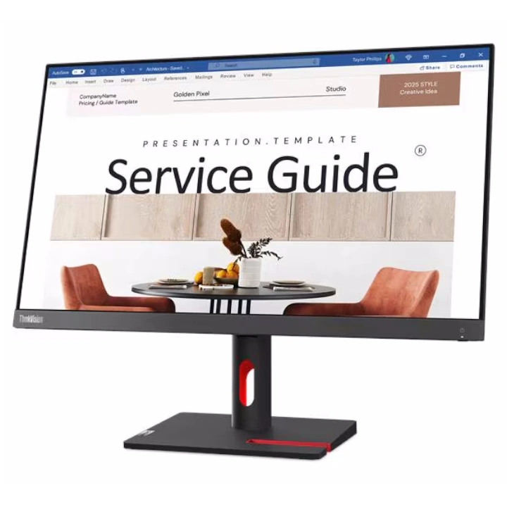 Monitor Lenovo ThinkVision S24i-30, 23,8", FHD, 100Hz - imagine 2