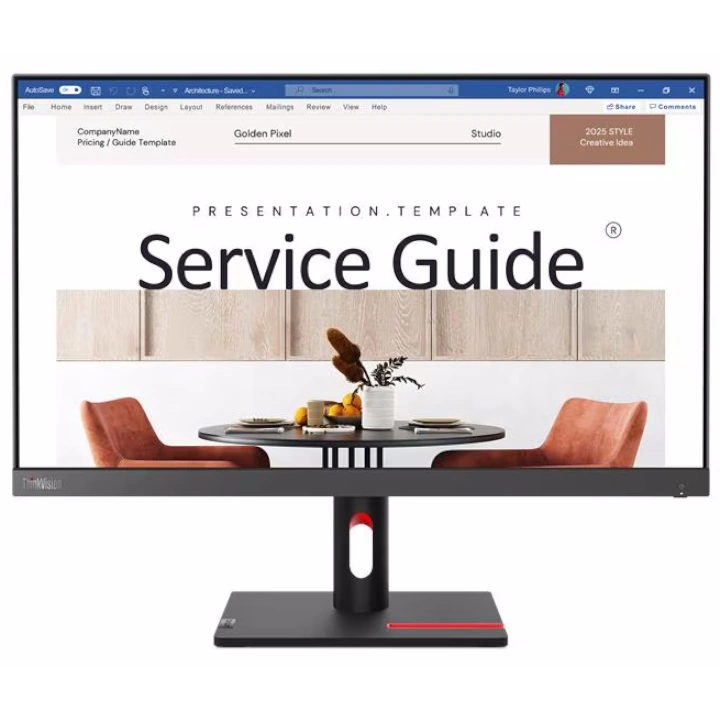 Monitor Lenovo ThinkVision S24i-30, 23,8", FHD, 100Hz - imagine 3