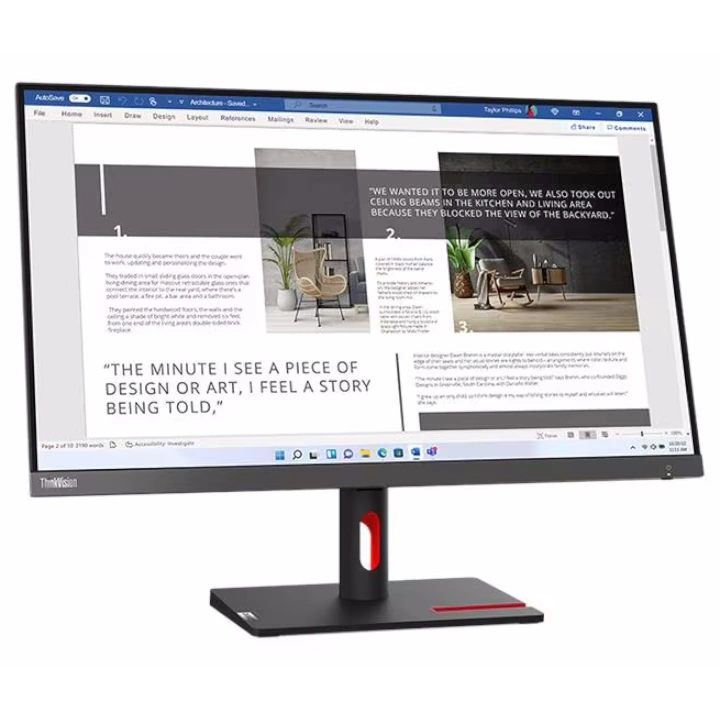 Monitor Lenovo ThinkVision S27i-30, 27", FHD, 100Hz - imagine 3