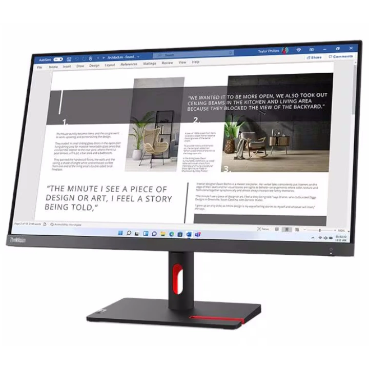 Monitor Lenovo ThinkVision S27i-30, 27", FHD, 100Hz - imagine 4