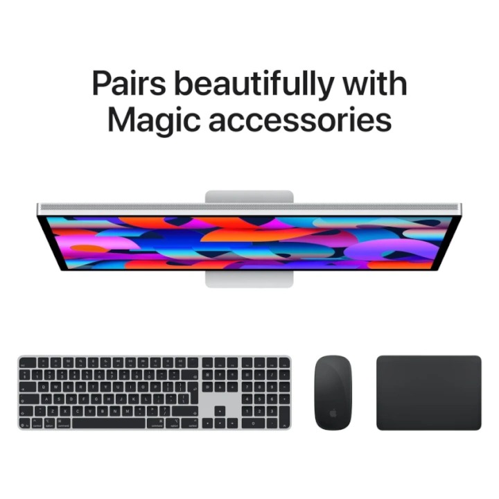 Monitor Apple Studio, 27", 5K, sticlă nano texture, VESA - imagine 7