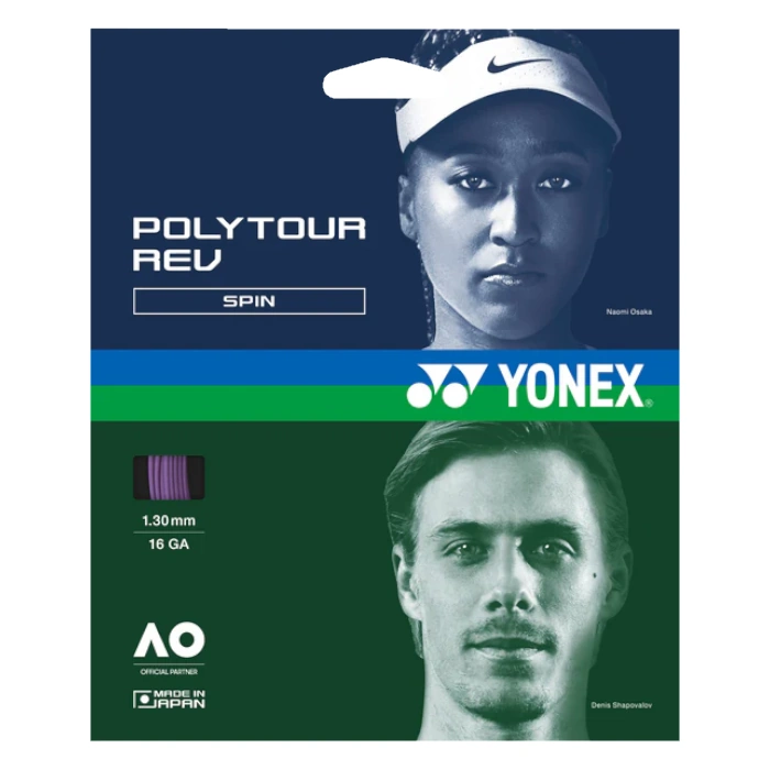 Racordaj tenis Yonex Polytour Rev, 1,30mm, 12m - imagine 3