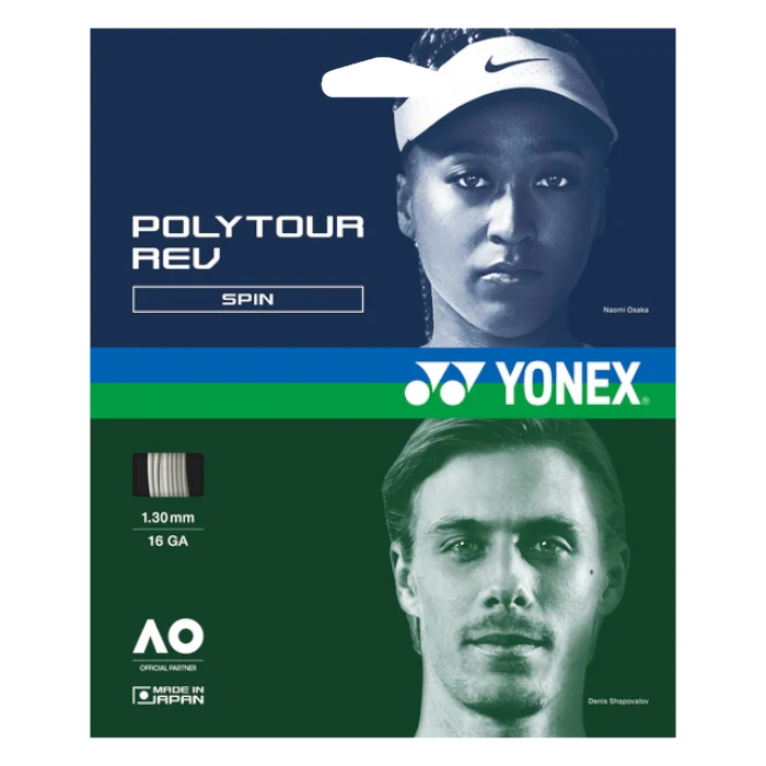 Racordaj tenis Yonex Polytour Rev, 1,30mm, 12m - imagine 4