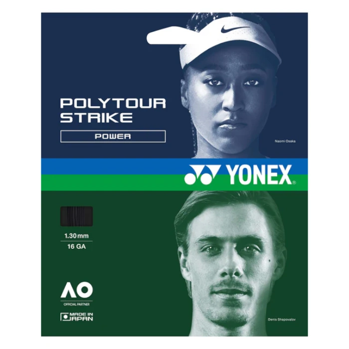 Racordaj tenis Yonex Polytour Strike, 1,30mm, 12m - imagine 2
