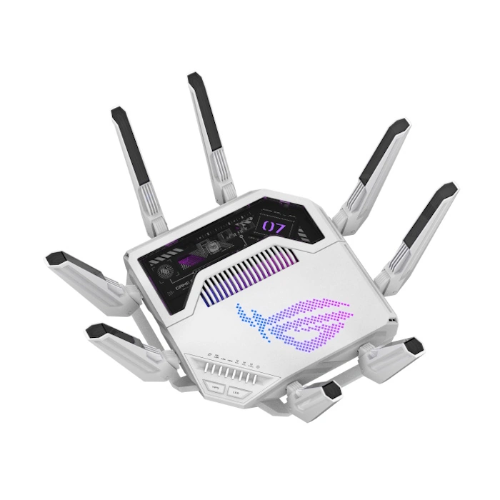 Asus ROG Rapture GT-BE19000AI, Router Wi-Fi 7 BE19000, Tri-Band, AiMesh - imagine 3