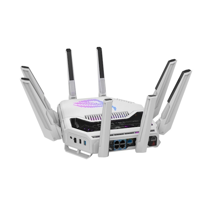 Asus ROG Rapture GT-BE19000AI, Router Wi-Fi 7 BE19000, Tri-Band, AiMesh - imagine 7