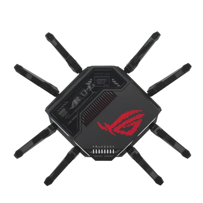 Asus ROG Rapture GT-BE98, Router Wi-Fi 7 BE2500, Quad-Band, AiMesh - imagine 4