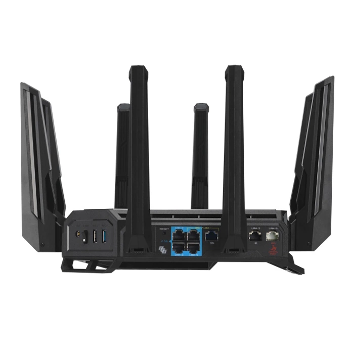 Asus ROG Rapture GT-BE98, Router Wi-Fi 7 BE2500, Quad-Band, AiMesh - imagine 5