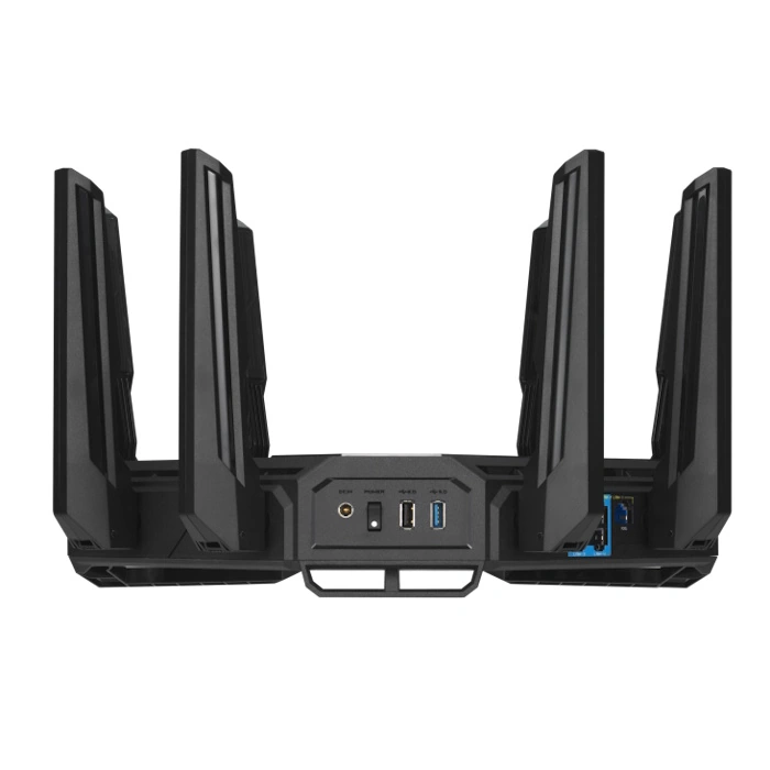 Asus ROG Rapture GT-BE98, Router Wi-Fi 7 BE2500, Quad-Band, AiMesh - imagine 6