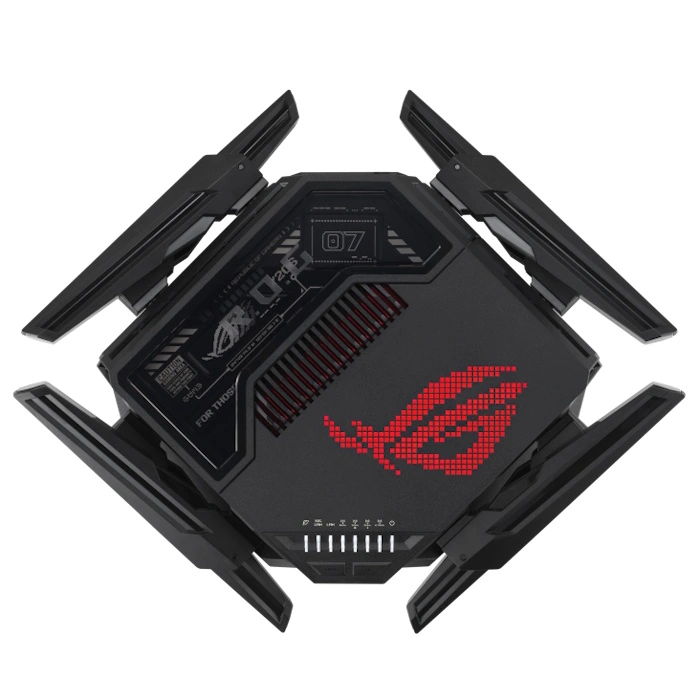 Asus ROG Rapture GT-BE98, Router Wi-Fi 7 BE2500, Quad-Band, AiMesh - imagine 7
