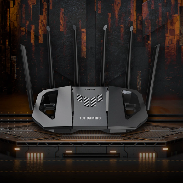 Asus TUF Gaming BE6500, Router Wi-Fi 7 BE65000, Dual-Band, AiMesh - imagine 2