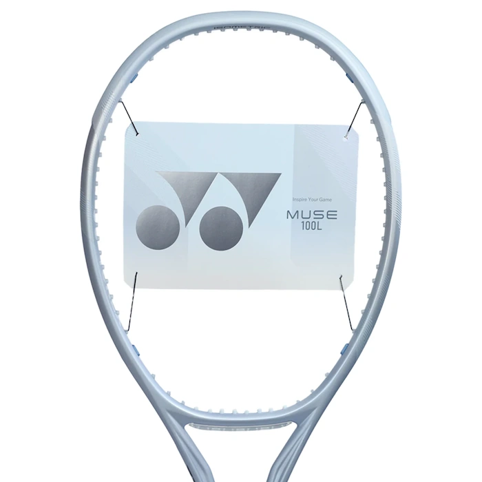 Rachetă tenis Yonex Muse 100L, Pearl Silver - imagine 2