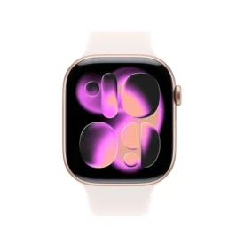 Ceas Apple Watch Series 11 Rose Gold Aluminium Case & Light Blush Sport Band