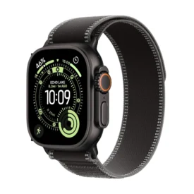 Ceas Apple Watch Ultra 3 Black Titanium Case & Black/Charcoal Trail Loop