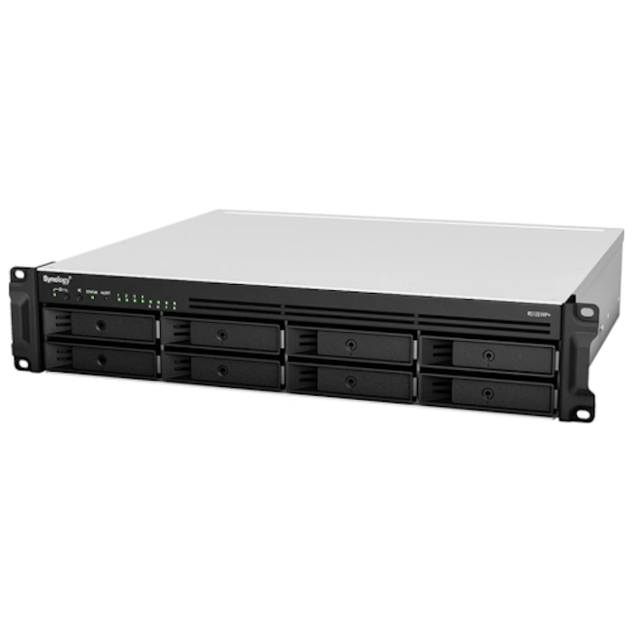 NAS Synology RackStation RS1221+, 2U, 8-bays, 4G - imagine 2