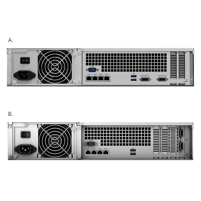 NAS Synology RackStation RS3618xs, 2U, 12-bays, 8G - imagine 4